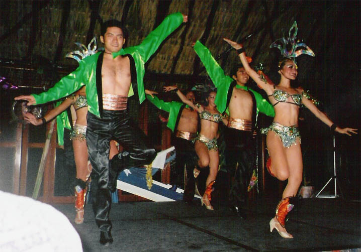Dancers at Cozumeleo Hotel