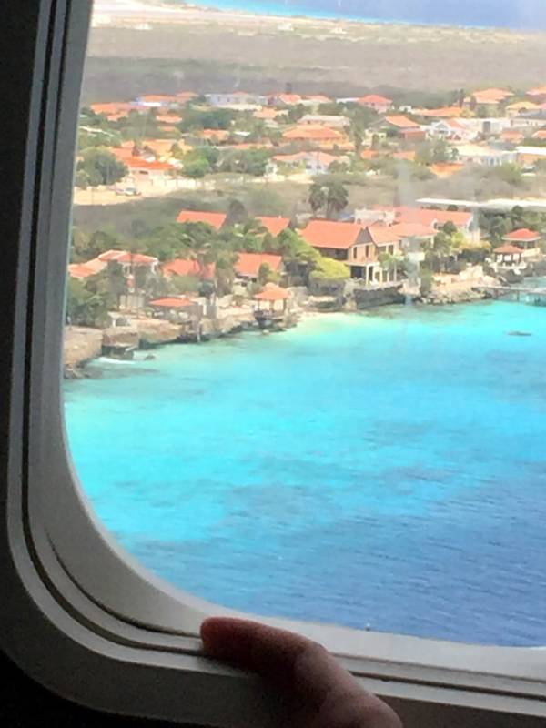 Landing in Bonaire