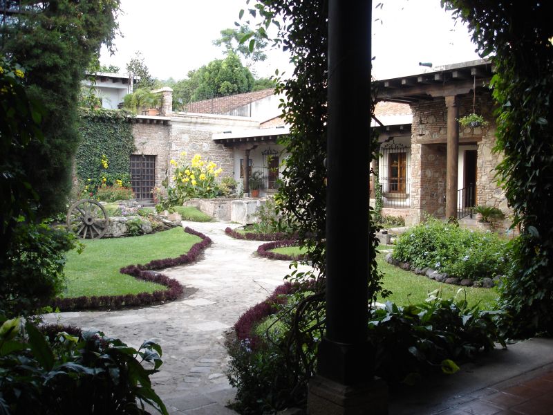 One of the Courtyards in Hotel Posada de Don Rodrigo