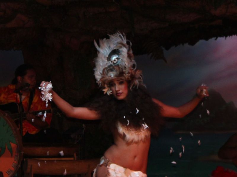 Hula Dancer at Luau