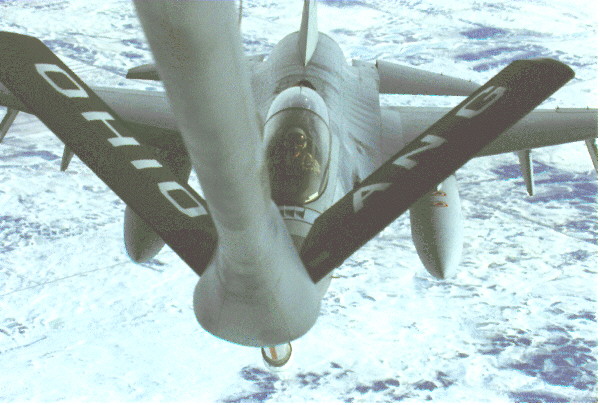 F-16 Falcon Refueling