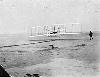 Wright Flyer, first flight, Dec. 17, 1903