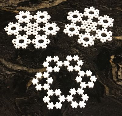 Koch Snowflake Ornaments