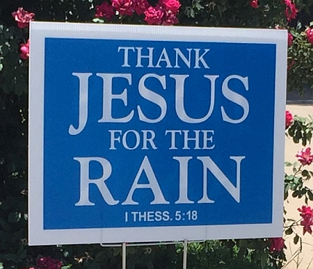 Thank Jesus Sign