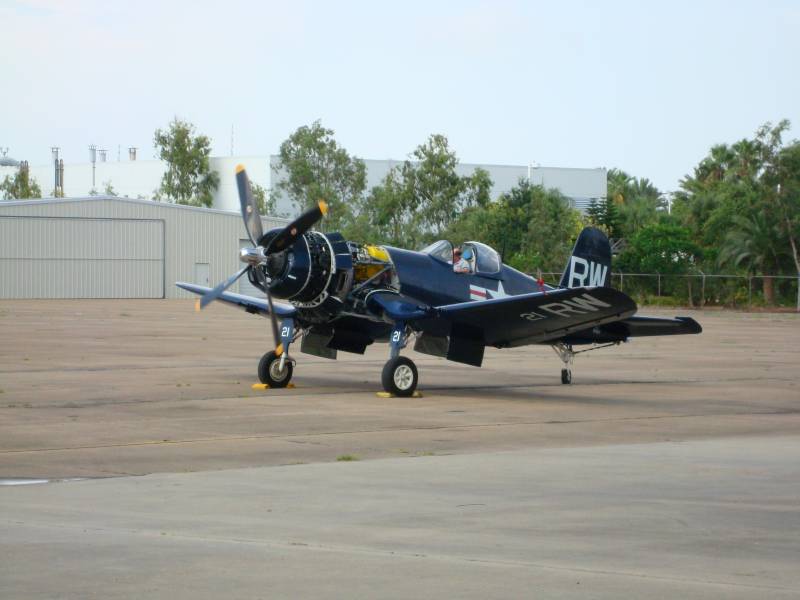 F4U Runup, Lonestar Flight Museum, Galveston
