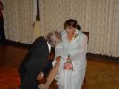 Uncle Bud Putting the Garter on Irma's Mom
