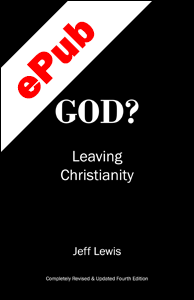 Book Cover to Leaving Christianity: A Collection of Essays by Jeff Lewis